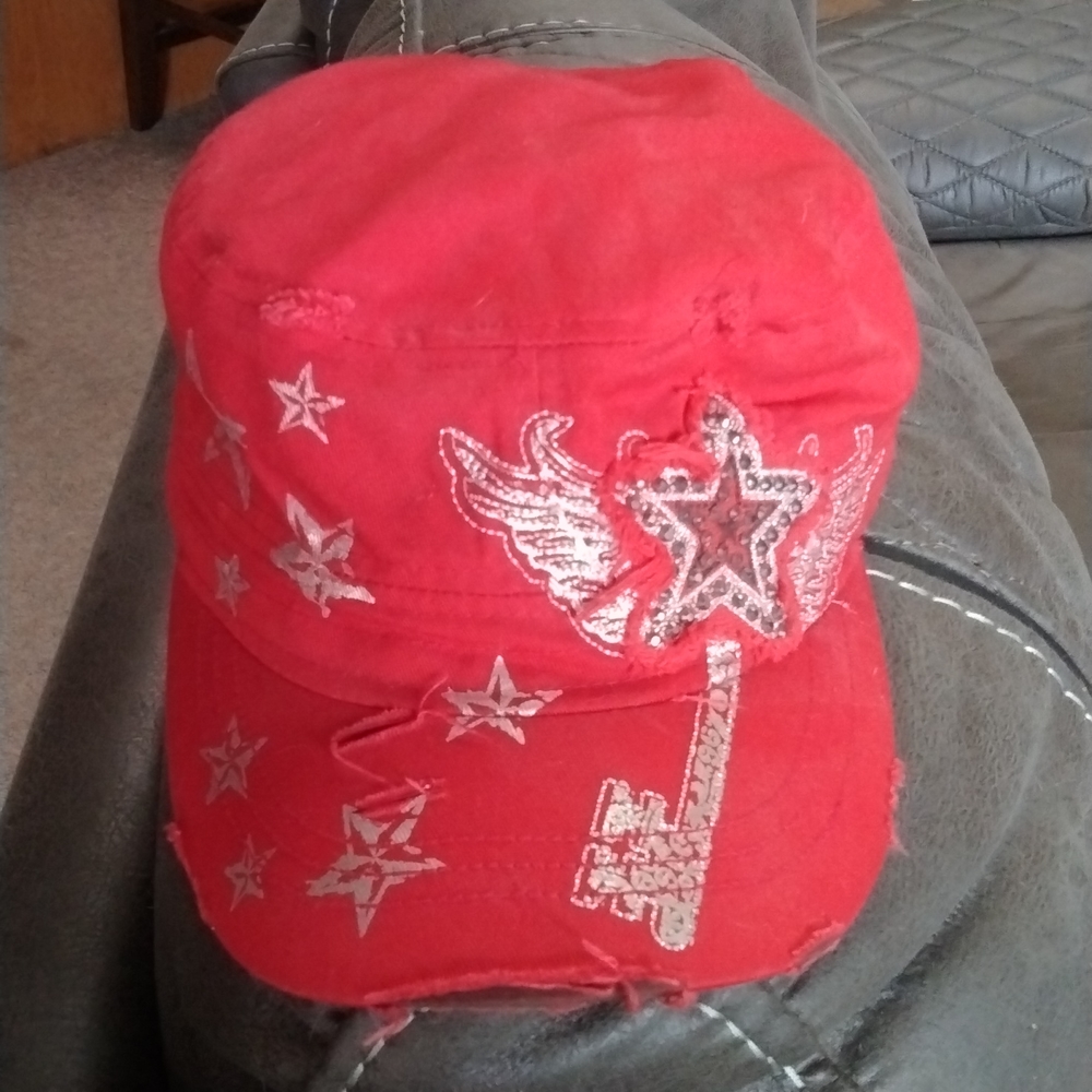 NWOT Cadet/Military Style Red Cap